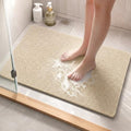 Shower Mat Non Slip, 16 x 24 Inch, Soft PVC Loofah Bath Mats by BLESWIN