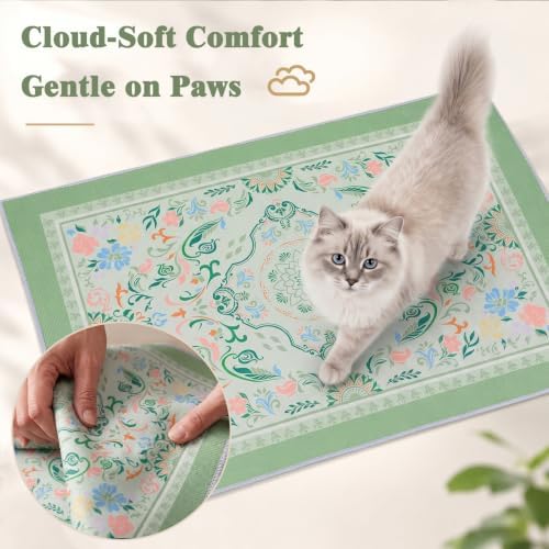 Bienbee Cat Litter Mat, 2 Pack 48" x 36" Machine Washable - Image 5