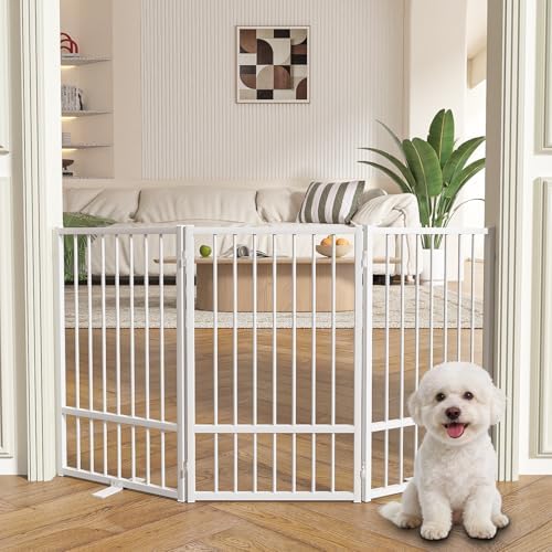 SNUOWU Full Metal Freestanding Dog Gate - Image 2