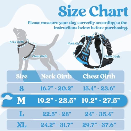 rabbitgoo Dog Harness Medium Sized, Updated Easy On & Off - Image 2