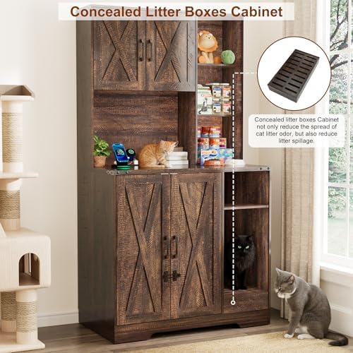 71Inches Tall Cat Litter Box Enclosure - Image 2