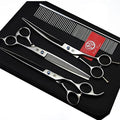 Purple Dragon 8 inch 3 in 1 Professional Pet Grooming Thinning by PurpleDragon