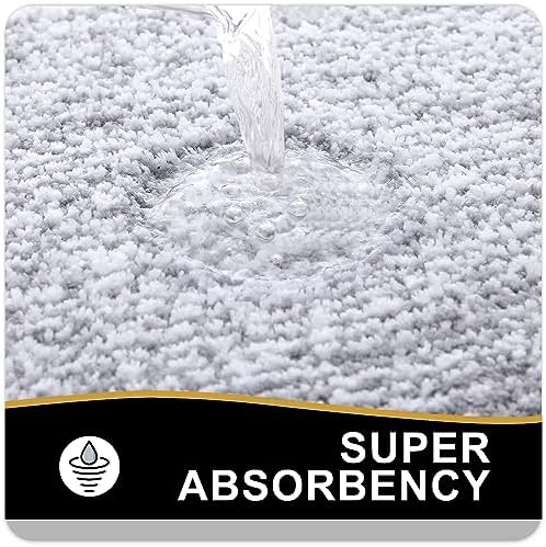 OLANLY Bathroom Rugs 30x20, Soft Absorbent Microfiber Bath Rugs - Image 4