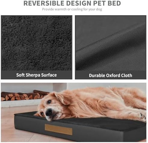 Large Waterproof Orthopedic Dog Bed - Image 5