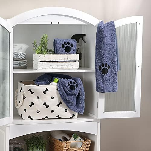 Bone Dry Pet Grooming, Embroidered Microfiber Towel Drying Collection, - Image 5