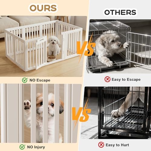 Dog Playpen Indoor, Puppy Playpen, 10 Panels - Image 2
