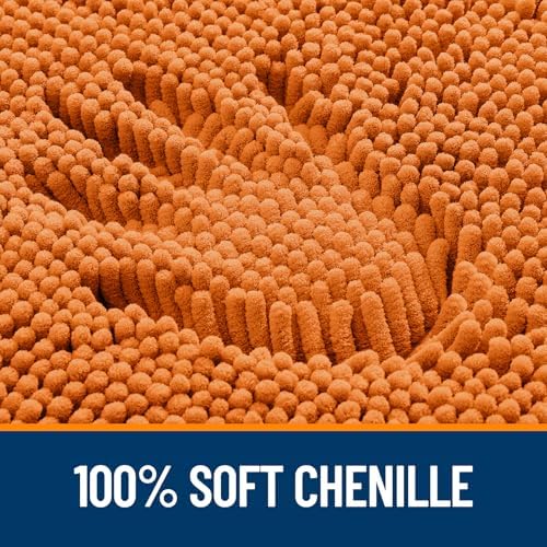 OLANLY Bathroom Runner Rugs 59x24, Extra Soft Absorbent Chenille Bath Rugs - Image 3
