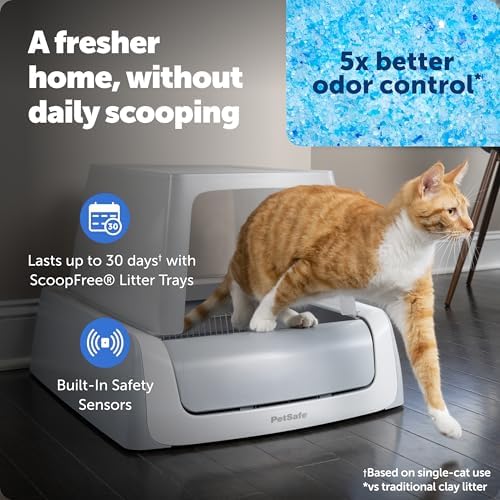 PetSafe ScoopFree Crystal Pro Legacy Self-Cleaning Litter Box, Front-Entry - Image 2