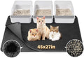 Fostanfly Cat Litter Mat, Machine Washable, Extra Large XL 45"x27" by HOME