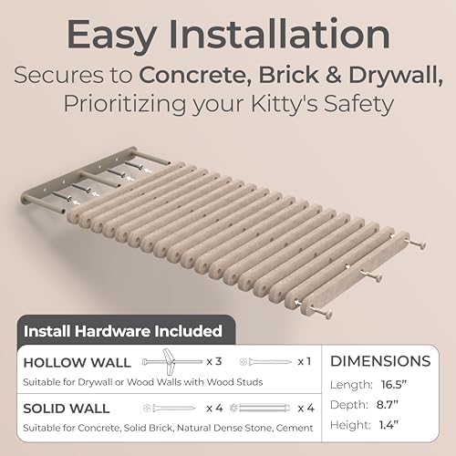 Cat Wall Shelf - Indoor & Outdoor by Pryde Pets - Image 4