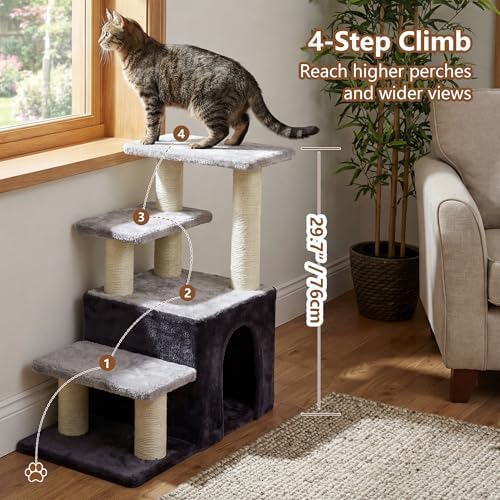 Heybly Cat Scratching Post, Pet Steps - Image 6