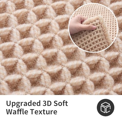 ILANGO Upgraded Waffle Bath Rug 16x24, Super Absorbent Non Slip Bath Mat - Image 5