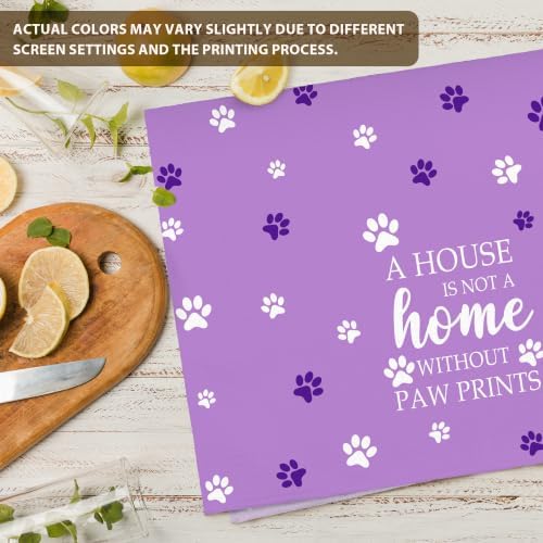Purple Paw Farmhouse Kitchen Towels Decor Gifts - Image 6