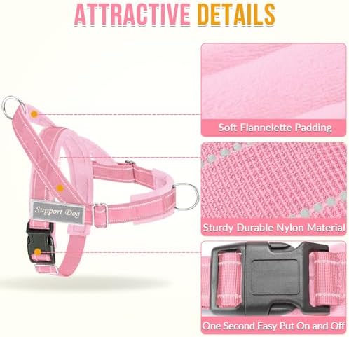 Lukovee No Pull Dog Harness and Leash Set, Soft Padded - Image 4