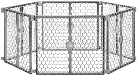 Regalo Safety 192" Plastic 2-in-1 Super Wide Baby Gate & Play Yard by Regalo