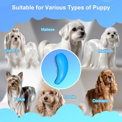 Small Dog Brush, Skin-friendly Soft Bristles - Image 6