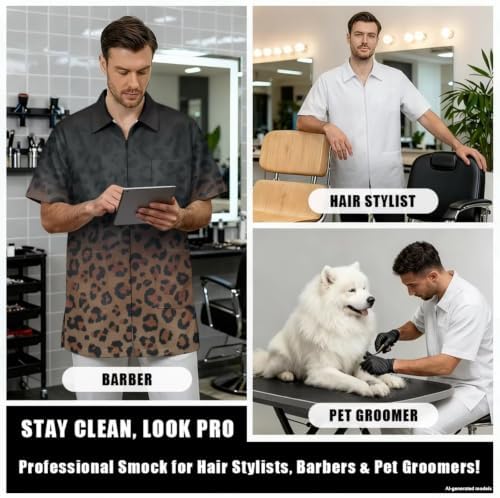 Funny Print Barber Jackets & Smocks - Image 4
