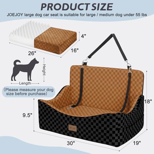 JOEJOY Dog Car Seat for Medium/Large Dogs - Image 5
