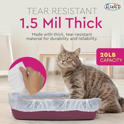 Alfapet Cat litter box liners, Elastic bags liners, Extra-Giant Size litterbox- - Image 4