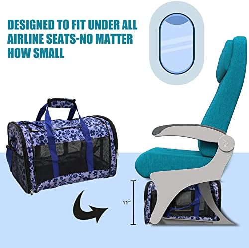 Soft-Sided Kennel Pet Carrier, Airline Approved Travel Handbag - Image 4