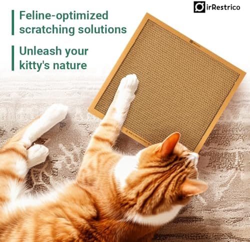 Cat Scratching Pad Board, Refillable and Combinable Corrugated Cat Scratchers - Image 5