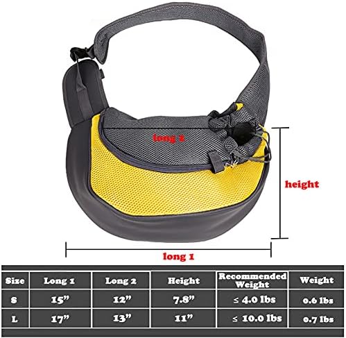Love Dream Dog Sling Carrier for Small Dogs Cat Puppy Crossbody Bag Carrier - Image 3