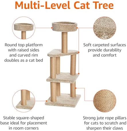 Amazon Basics Cat Tree Tower - Image 3