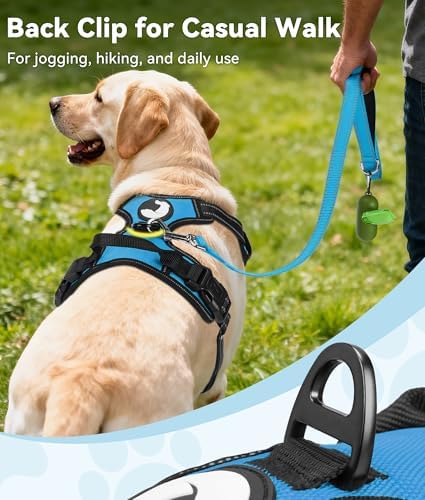 Joytale No Pull Dog Harness for Extra Large Dogs, Front Clip, Sky Blue - Image 4