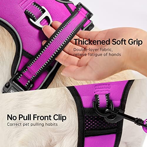 NESTROAD Dog Harness for Medium Sized Dog, No Pull Dog Vest Harness Set - Image 3