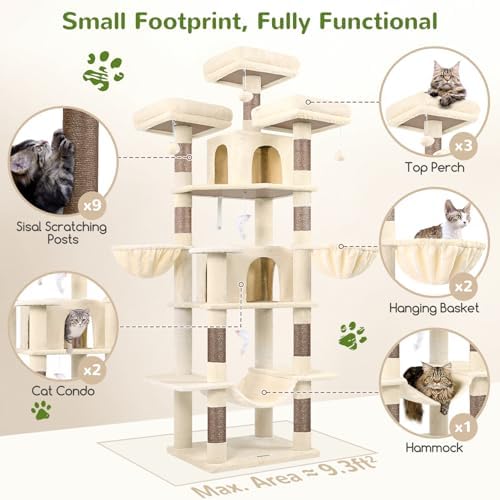 Globlazer Big XXL Cat Tower for Indoor Multiple Cats - Image 4