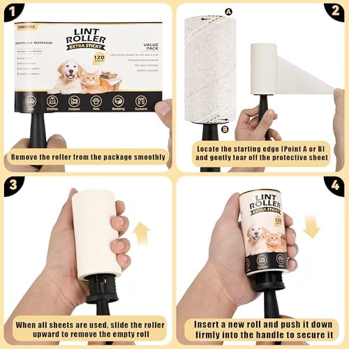 Extra Sticky Lint Roller Refills - Image 6