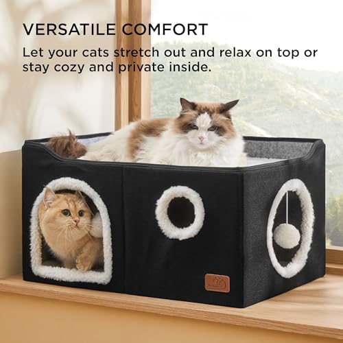 Bedsure Extra Wide Cat House Bed - Image 3