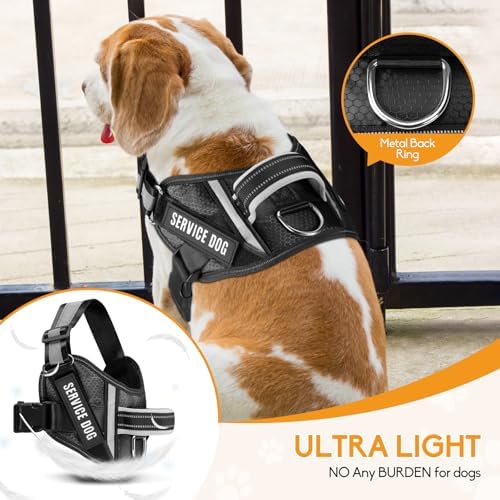 Service Dog Vest Harness and Leash Set, Animire in Training Dog Harness - Image 3