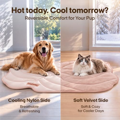 Vagascape Dog Crate Pad, Reversible Warm/Cooling Mat - Image 2