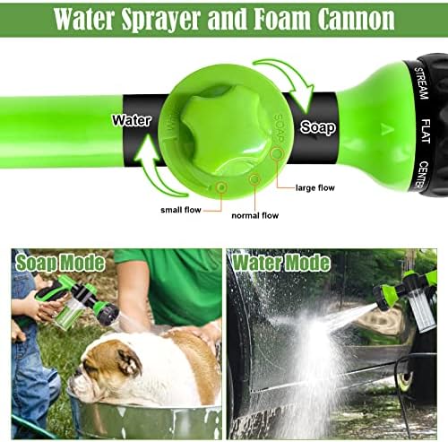 Dog Wash Sprayer Outdoor, 8-in-1 Dog Sprayer Hose Attachment - Image 3