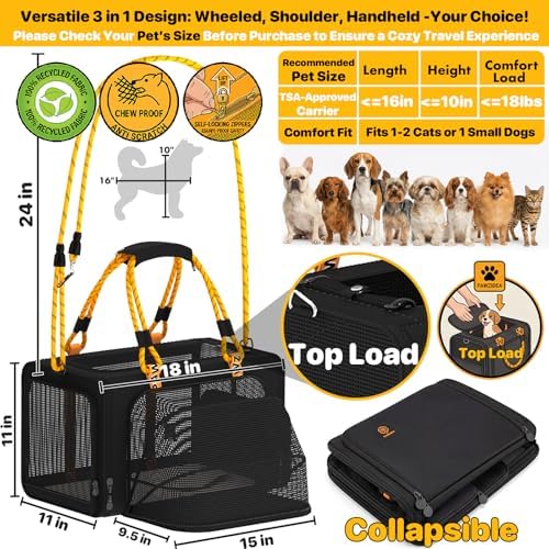 PAWZIDEA Expandable Pet Carrier Replacement Pad, Double-Sided & Washable Soft - Image 5