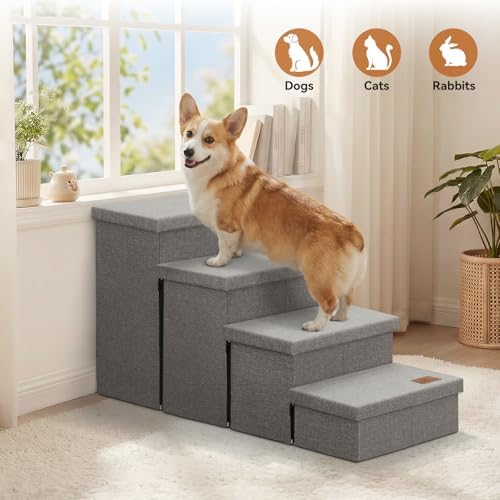 Zerbuger Dog Stairs with Storage - Image 2