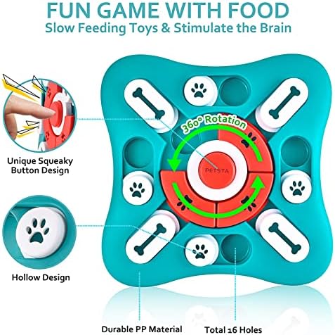 PETSTA Dog Puzzle Toys, Treat Dispensing Dog Enrichment Toys - Image 4