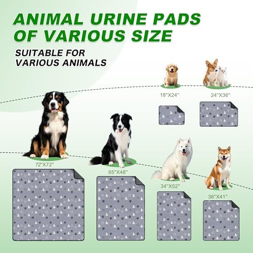WanpeeGoo Washable Pee Pads for Dogs, Waterproof, 63 x 63 in, 1 Pack - Image 7