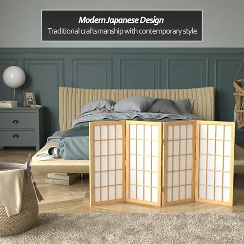 2 ft. Short Desktop Window Pane Shoji Screen - Image 3