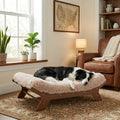 Muihood Elevated Wood Dog Bed Frame by MUIHOOD