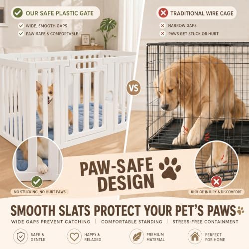 VNE Dog Playpen Indoor Portable Puppy Playpen - Image 3