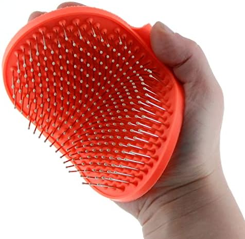 Raw Paws Hand-Held Grooming Pin Brush by RawPawsPetFood