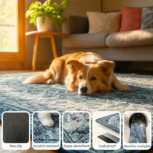 Washable Pee Pads for Dogs 24"x36" 2 Pack Reusable Puppy Potty Pad - Image 5