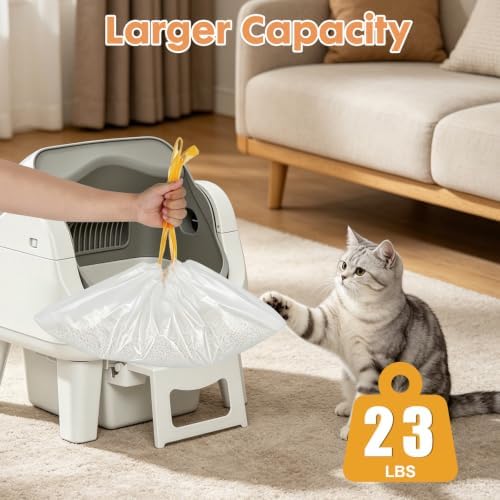Cat Litter Liners 120 Count for Petpivo 11/12 Litter Box, 25.19 x 11.8 IN - Image 4