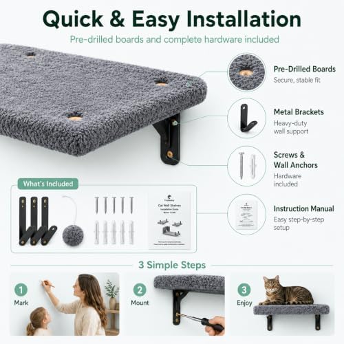 5-in-1 Cat Wall Shelves - Image 4