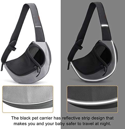 FDJASGY Pet Sling Carrier for Small Dogs Cats, Breathable Mesh Travelling Hand - Image 5