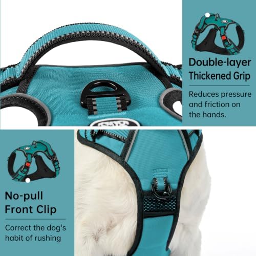 IVY&LANE No Pull Dog Harness for Medium Dogs, Reflective Dog Vest Harness - Image 5