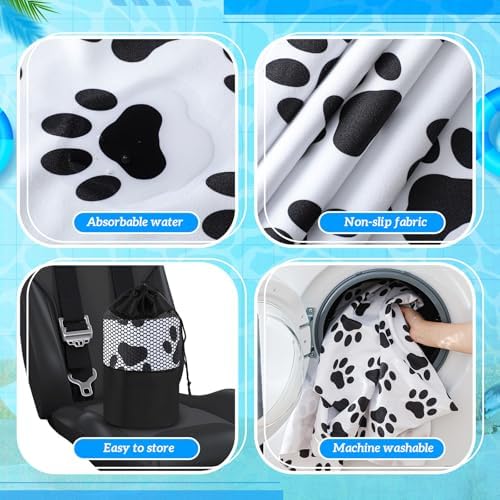Hahafelt 2 Pack Car Seat Towel Cover - Image 3