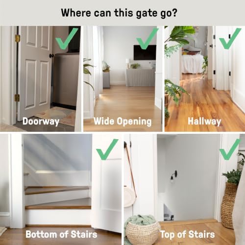 Ingenuity Multi-Use Decorative Extra Tall Walk-Thru Baby Gate, Fits Openings - Image 4